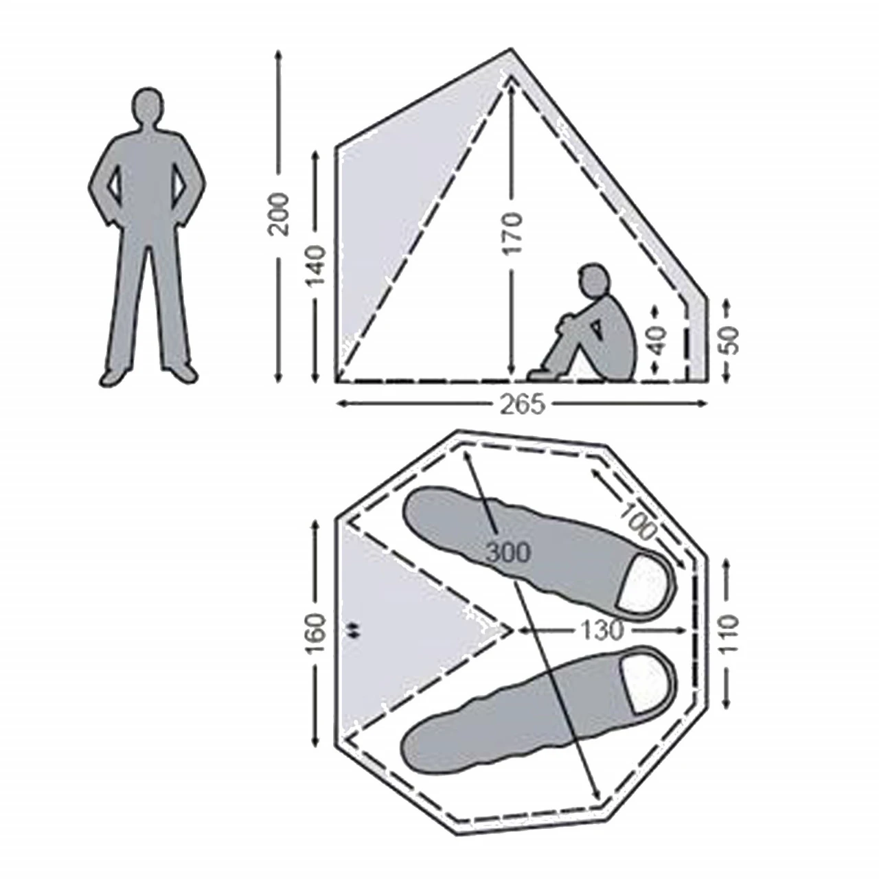 Nordisk Asgard 7.1 Basic Cabin Innenkabine 4 Nordisk Asgard 7.1 Basic Cabin Innenkabine – Bild 2