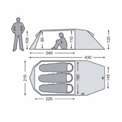Nordisk Oppland 3 SI Trekkingzelt -Camping-ausrüstung Verkaufsgeschäft 2836163 1280x1280