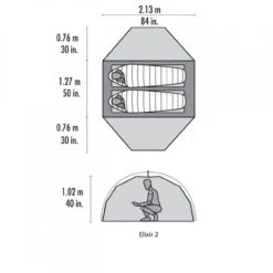 MSR Elixir 2 Trekkingzelt -Camping-ausrüstung Verkaufsgeschäft 4896302 1280x1280