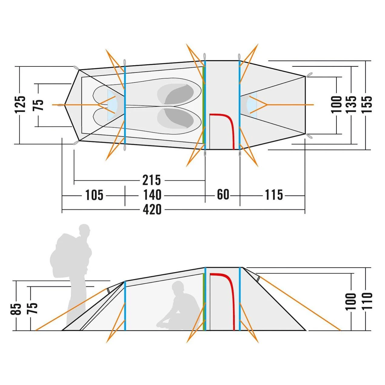 Tatonka Okisba Trekkingzelt 11 Tatonka Okisba Trekkingzelt – Bild 9