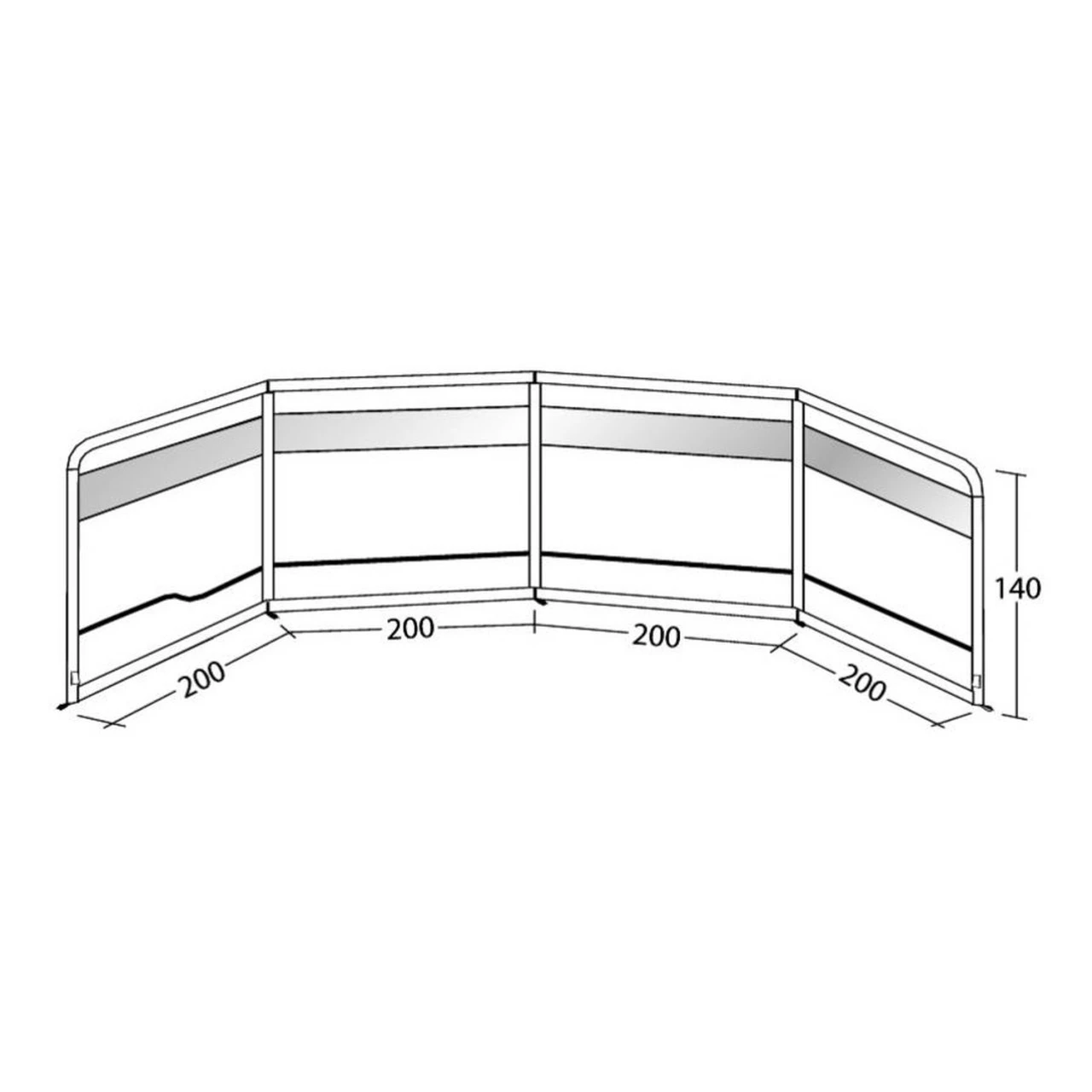 Outwell Windscreen Air Windschutz 4 Outwell Windscreen Air Windschutz – Bild 2