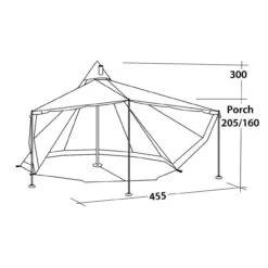 Robens Chinook Ursa Tipi-Zelt -Camping-ausrüstung Verkaufsgeschäft 6085694 1280x1280