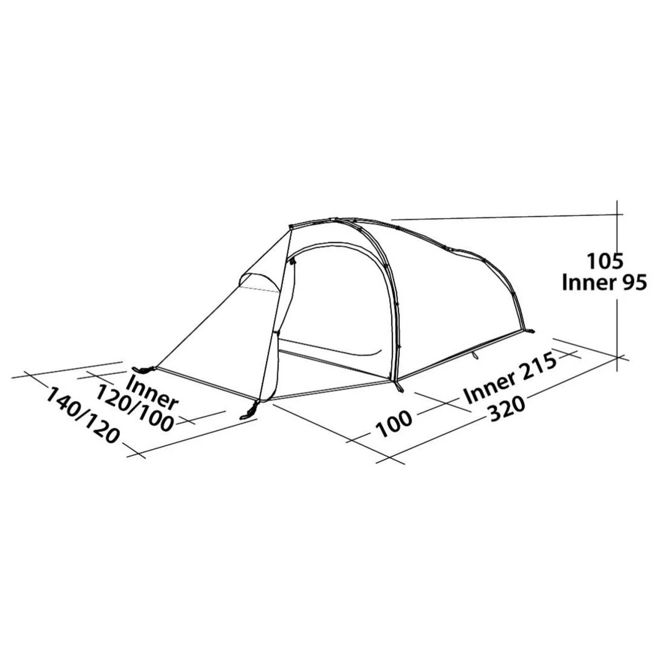 Robens Buck Creek 2 Trekkingzelt 4 Robens Buck Creek 2 Trekkingzelt – Bild 2