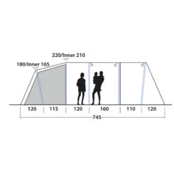 Outwell Knightdale 8PA Familienzelt -Camping-ausrüstung Verkaufsgeschäft 6724515 1280x1280