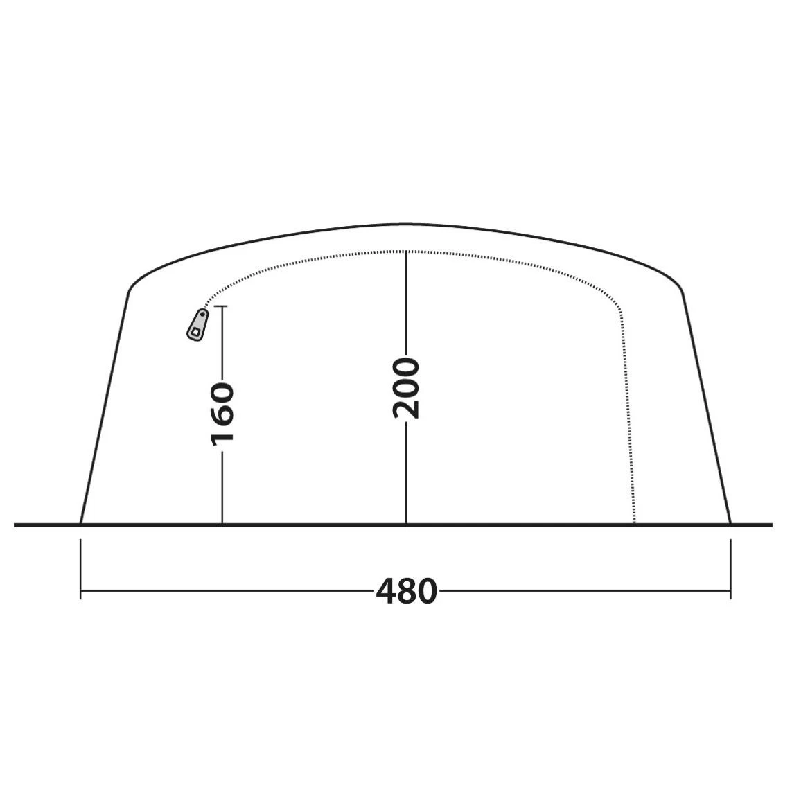 Outwell Sundale 7PA Familienzelt 6 Outwell Sundale 7PA Familienzelt – Bild 4