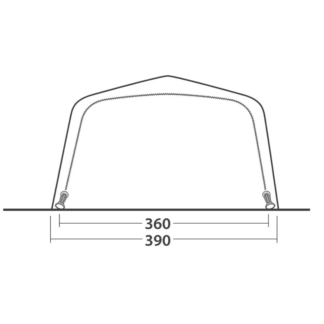 Outwell Hayward Lake 6ATC Familienzelt (Modell 2022) 6 Outwell Hayward Lake 6ATC Familienzelt (Modell 2022) – Bild 4