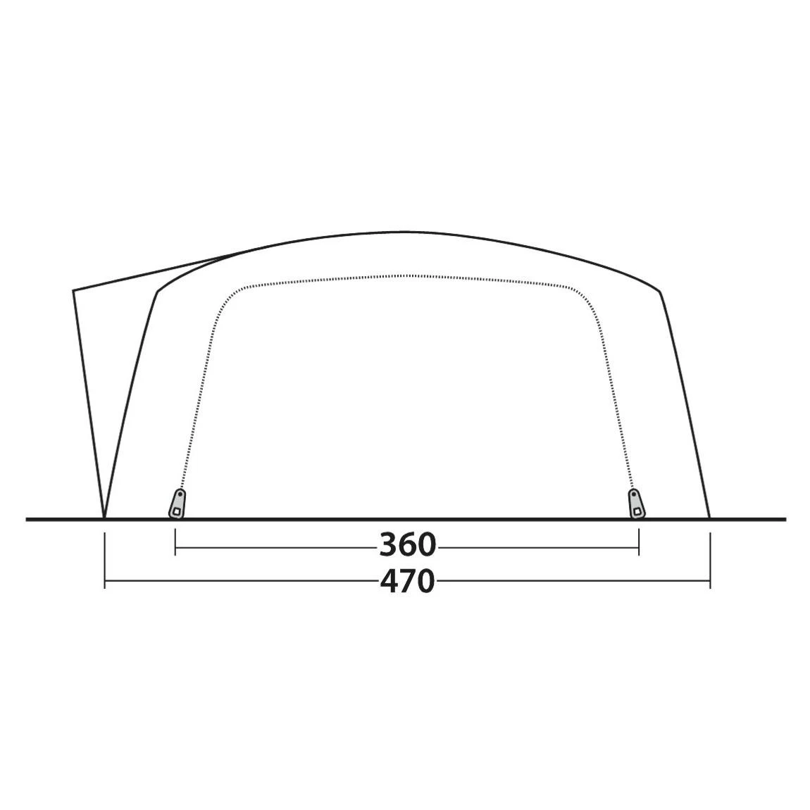 Outwell Vermont 7PE Familienzelt 7 Outwell Vermont 7PE Familienzelt – Bild 5