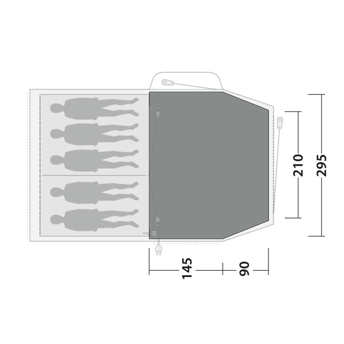 Outwell Flat Woven Carpet Springwood 5 Zeltteppich 4 Outwell Flat Woven Carpet Springwood 5 Zeltteppich – Bild 2