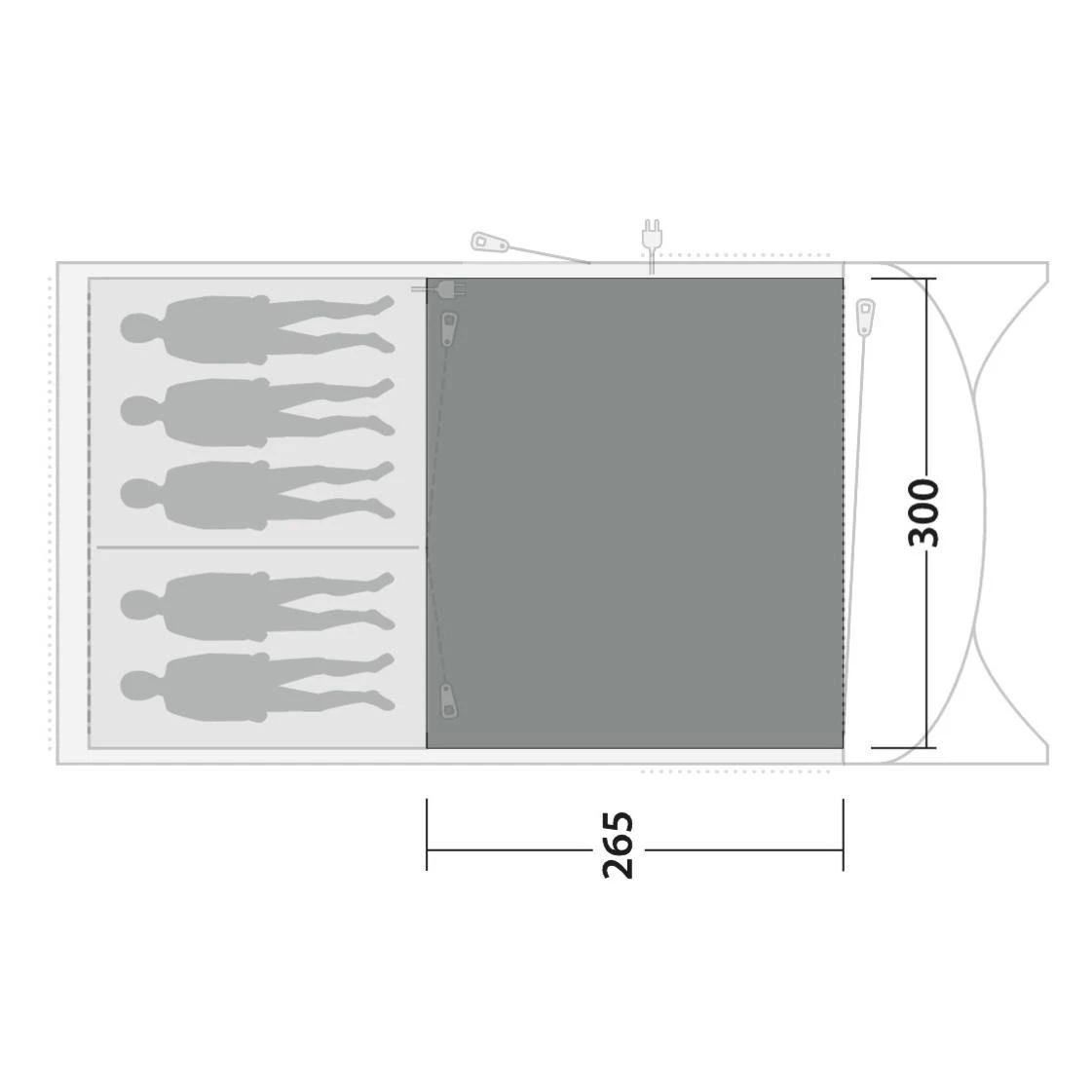 Outwell Flat Woven Carpet Greenwood 5 Zeltteppich 4 Outwell Flat Woven Carpet Greenwood 5 Zeltteppich – Bild 2