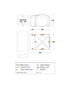 Vango Agora Air VW Busvorzelt -Camping-ausrüstung Verkaufsgeschäft 6740315 1280x1280