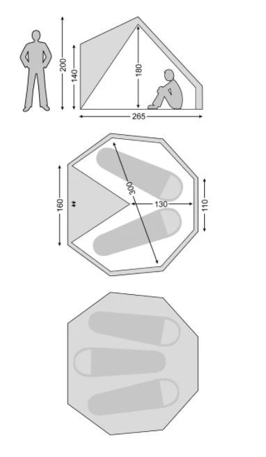 Nordisk Asgard 7.1 Denim Familienzelt 4 Nordisk Asgard 7.1 Denim Familienzelt – Bild 2
