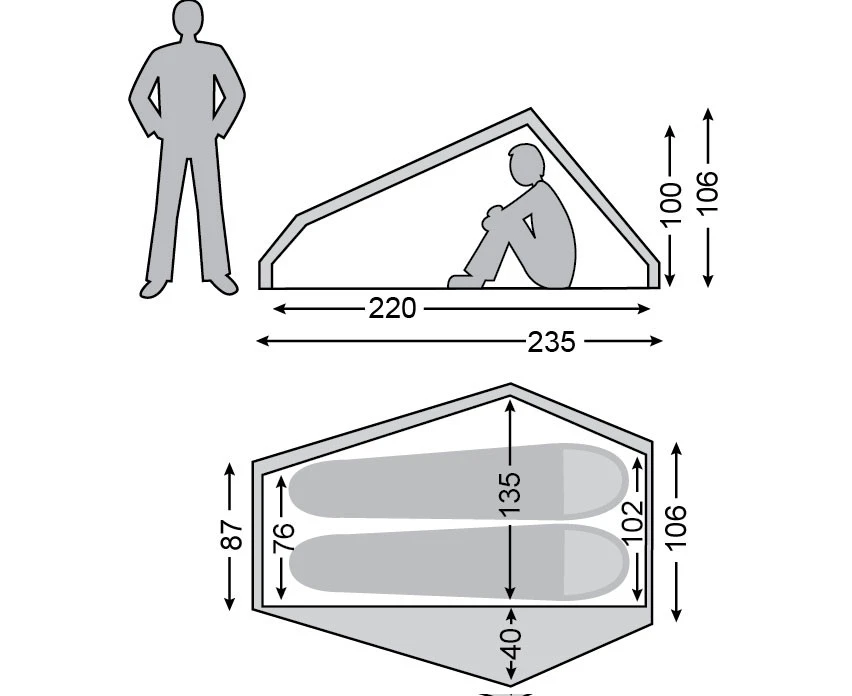 Nordisk Telemark 2 LW Trekkingzelt 4 Nordisk Telemark 2 LW Trekkingzelt – Bild 2