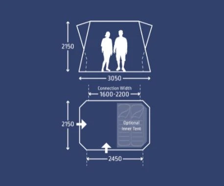 Kampa Tailgater AIR Busvorzelt 4 Kampa Tailgater AIR Busvorzelt – Bild 2