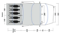 Outwell Jacksondale 5PA Familienzelt -Camping-ausrüstung Verkaufsgeschäft 7366199 1280x1280