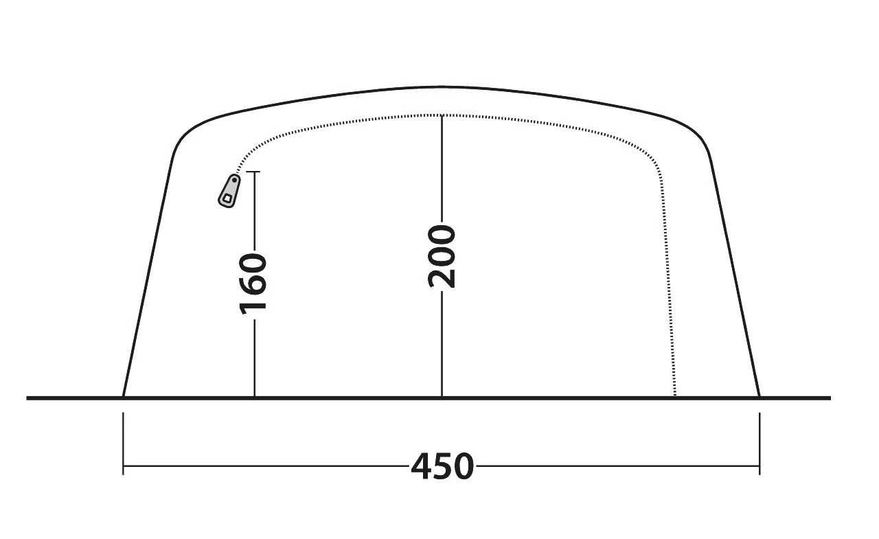 Outwell Queensdale 8PA Familienzelt 7 Outwell Queensdale 8PA Familienzelt – Bild 5