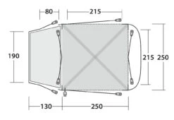 Outwell Linnburg Air Rear Heckzelt -Camping-ausrüstung Verkaufsgeschäft 7366664 1280x1280