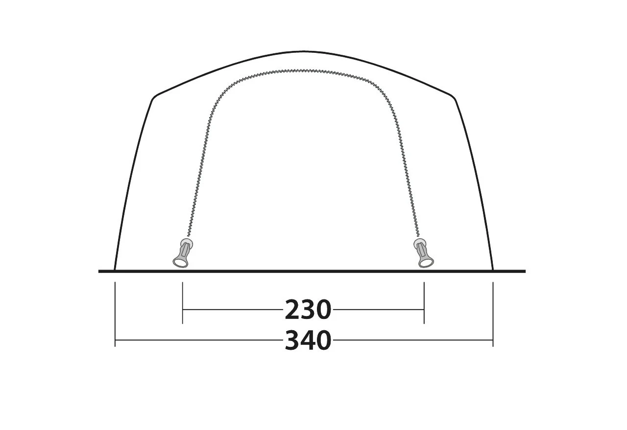 Outwell Yosemite Lake 5TC Familienzelt 7 Outwell Yosemite Lake 5TC Familienzelt – Bild 5