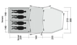 Outwell Yosemite Lake 4TC Familienzelt -Camping-ausrüstung Verkaufsgeschäft 7366856 1280x1280