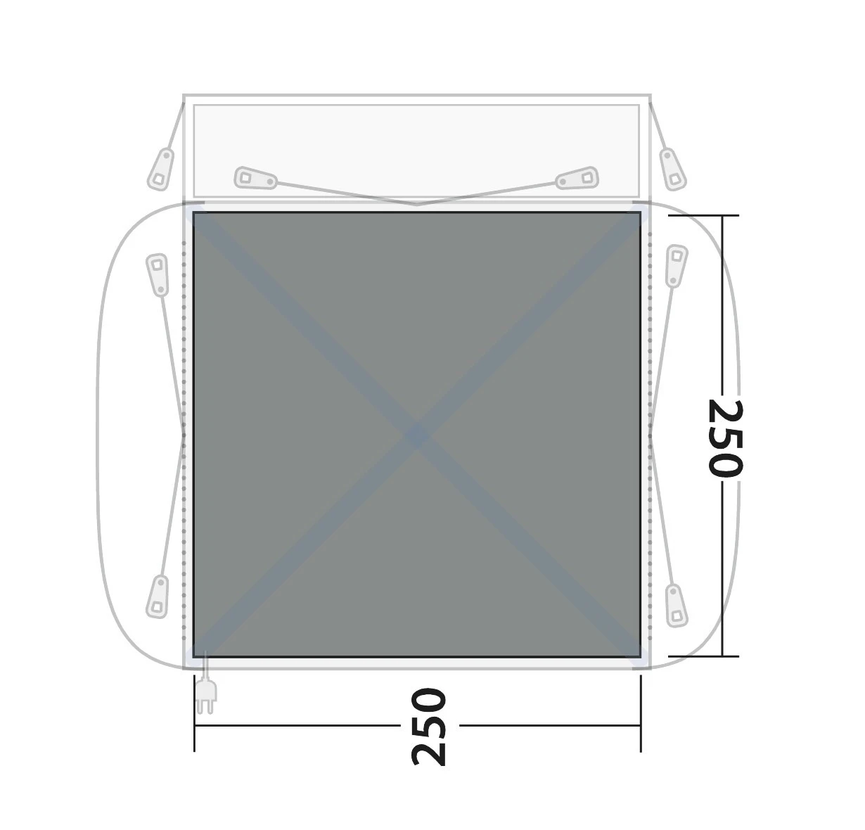 Outwell Flat Woven Carpet Milestone Dash/Shade Vorzeltteppich 4 Outwell Flat Woven Carpet Milestone Dash/Shade Vorzeltteppich – Bild 2