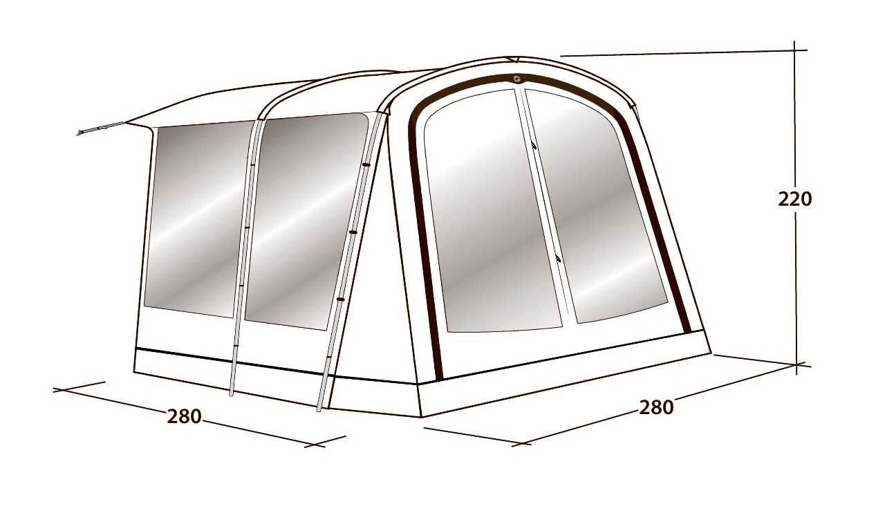 Outwell Universal Awning Size 1 Zeltanbau 4 Outwell Universal Awning Size 1 Zeltanbau – Bild 2