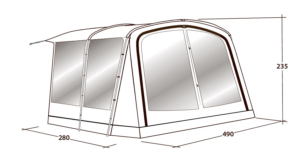 Outwell Universal Awning Size 7 Zeltanbau 4 Outwell Universal Awning Size 7 Zeltanbau – Bild 2