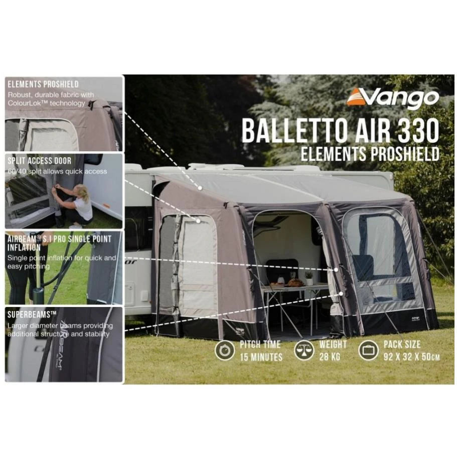 Vango Balletto Air 330 Elements ProShield Wohnwagenvorzelt 9 Vango Balletto Air 330 Elements ProShield Wohnwagenvorzelt – Bild 7