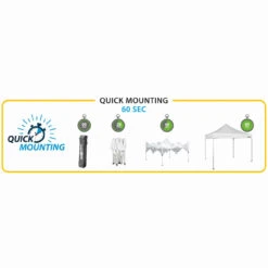 Brunner International Zebò Enjoy 2.0 3x3 Faltpavillon -Camping-ausrüstung Verkaufsgeschäft 7526061 1280x1280