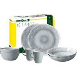 Brunner International Tête-à-tête Pearl STONEtouch® 8 Tlg. Geschirr-Set