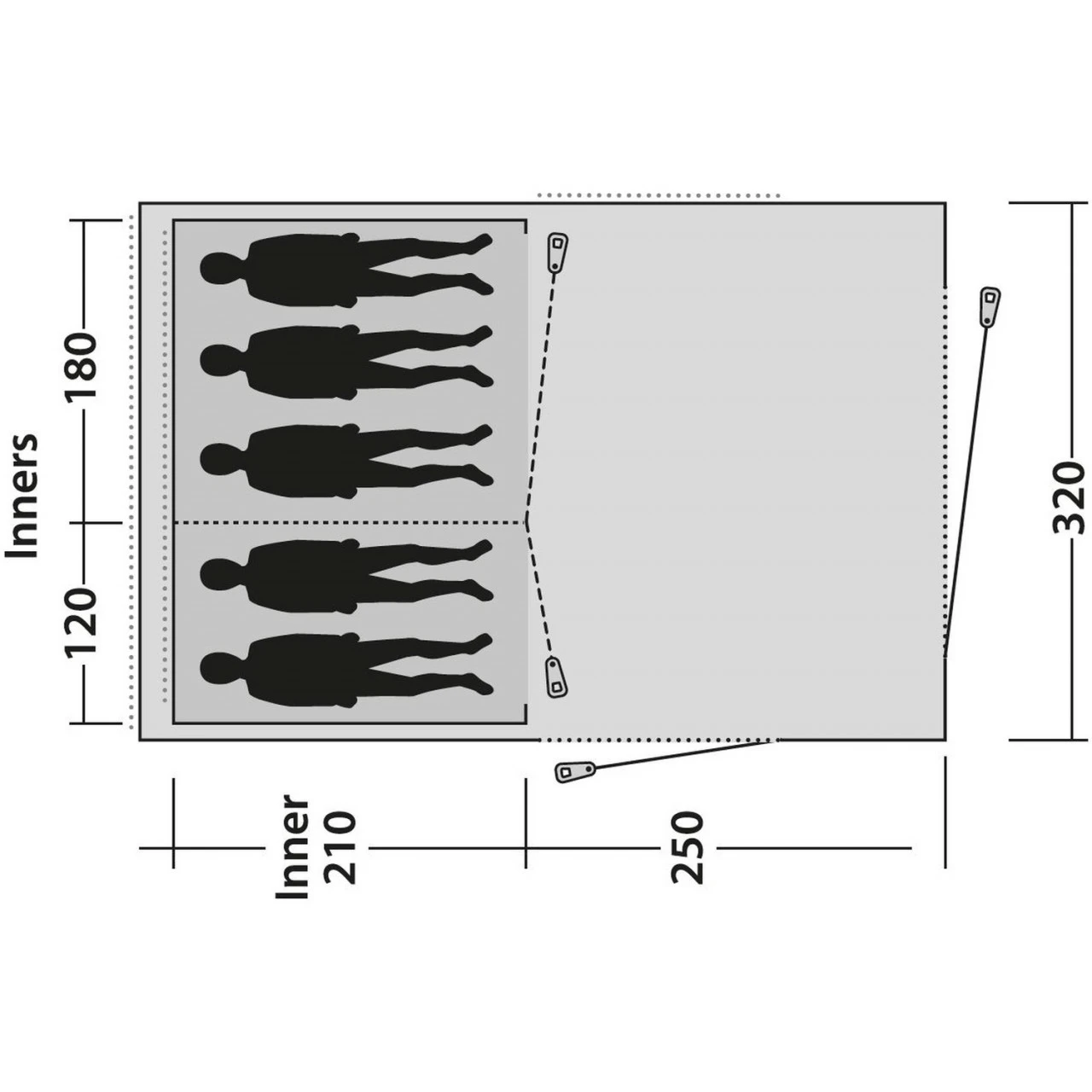 Outwell Odessa 5 Familienzelt (Spring Campaign 2023) 4 Outwell Odessa 5 Familienzelt (Spring Campaign 2023) – Bild 2