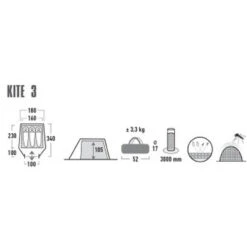 High Peak Kite 3 Campingzelt -Camping-ausrüstung Verkaufsgeschäft 7752605 1280x1280