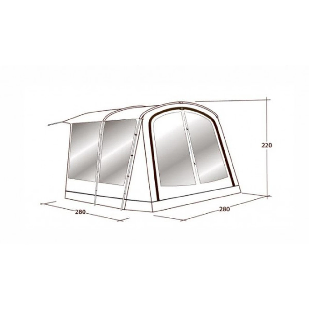 Outwell Universal Awning Size 2 Zeltanbau 4 Outwell Universal Awning Size 2 Zeltanbau – Bild 2
