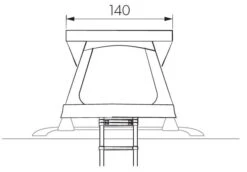 Dometic TRT 140 AIR Dachzelt 13 Dometic TRT 140 AIR Dachzelt -Camping-ausrüstung Verkaufsgeschäft 7864234 1280x1280