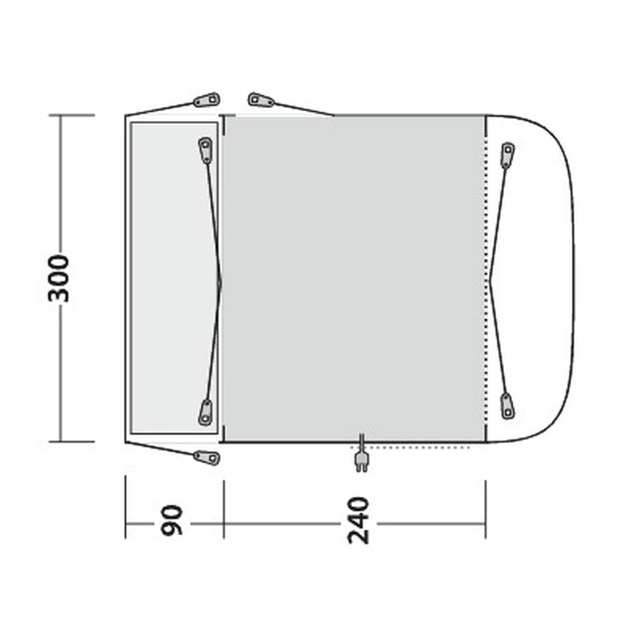 Outwell Waystone 240 Busvorzelt 4 Outwell Waystone 240 Busvorzelt – Bild 2