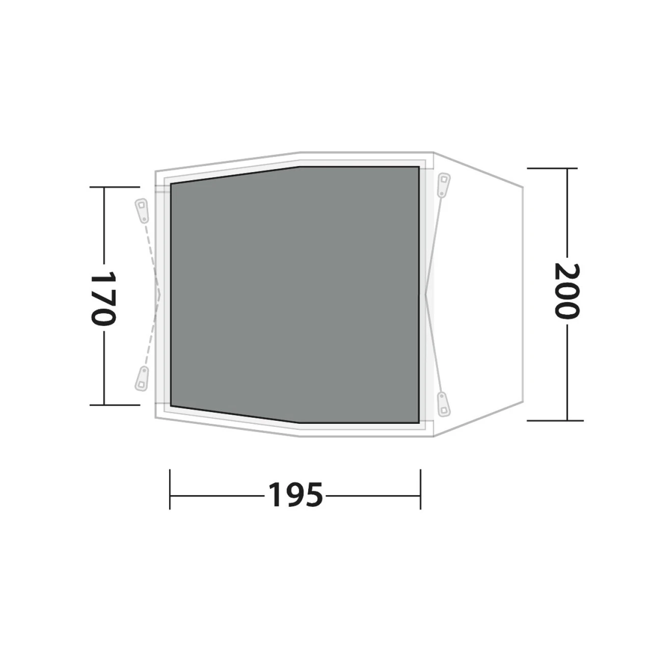 Outwell Flat Woven Carpet Dunecrest Vorzeltteppich 4 Outwell Flat Woven Carpet Dunecrest Vorzeltteppich – Bild 2