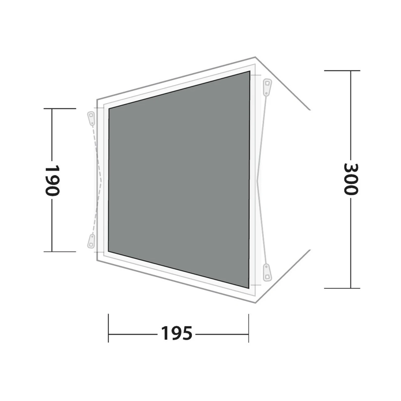Outwell Flat Woven Carpet Woodcrest Vorzeltteppich 4 Outwell Flat Woven Carpet Woodcrest Vorzeltteppich – Bild 2