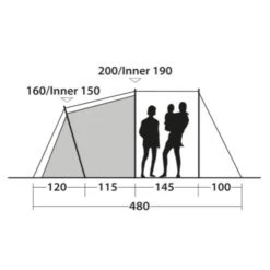 Outwell Springwood 4SG Familienzelt -Camping-ausrüstung Verkaufsgeschäft 7957926 1280x1280