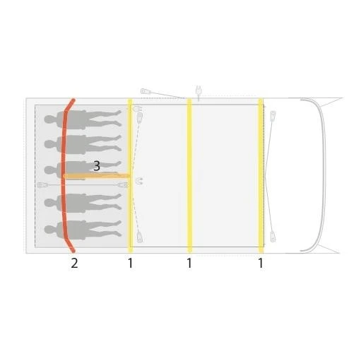 Outwell Hayward Lake 5ATC Familienzelt 8 Outwell Hayward Lake 5ATC Familienzelt – Bild 6