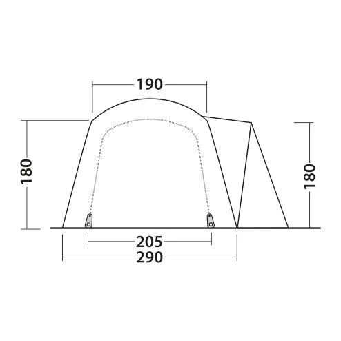 Outwell Nevada 4PE Familienzelt 7 Outwell Nevada 4PE Familienzelt – Bild 5