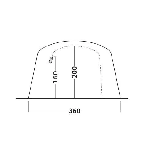 Outwell Sundale 5PA Familienzelt 7 Outwell Sundale 5PA Familienzelt – Bild 5