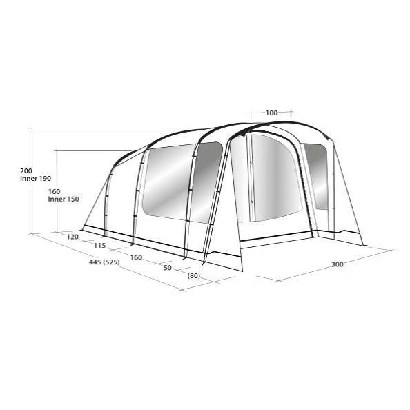 Outwell Ashwood 5 Familienzelt 4 Outwell Ashwood 5 Familienzelt – Bild 2