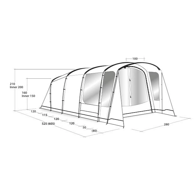Outwell Greenwood 4 Familienzelt 4 Outwell Greenwood 4 Familienzelt – Bild 2