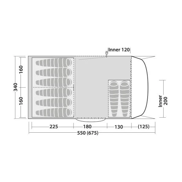Robens Eagle Rock 6+2XP Familienzelt 5 Robens Eagle Rock 6+2XP Familienzelt – Bild 3