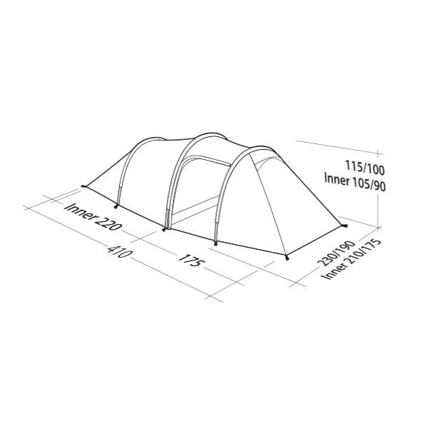 Robens Pioneer 4EX Trekkingzelt 4 Robens Pioneer 4EX Trekkingzelt – Bild 2