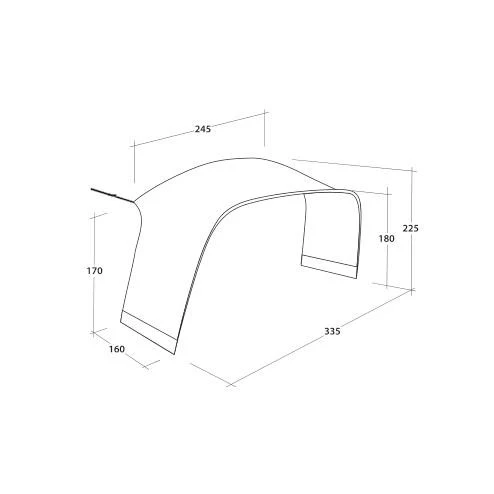 Outwell Air Shelter Tent Connector 4 Outwell Air Shelter Tent Connector – Bild 2