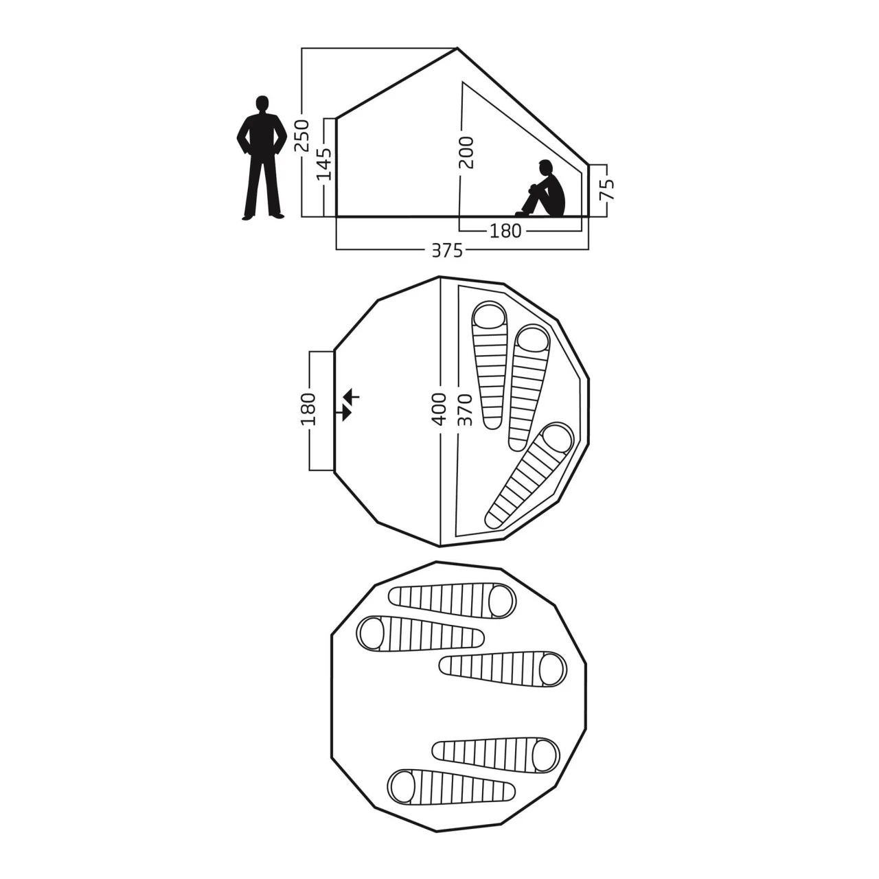 Nordisk Asgard 12.6 Basic Rundzelt 4 Nordisk Asgard 12.6 Basic Rundzelt – Bild 2