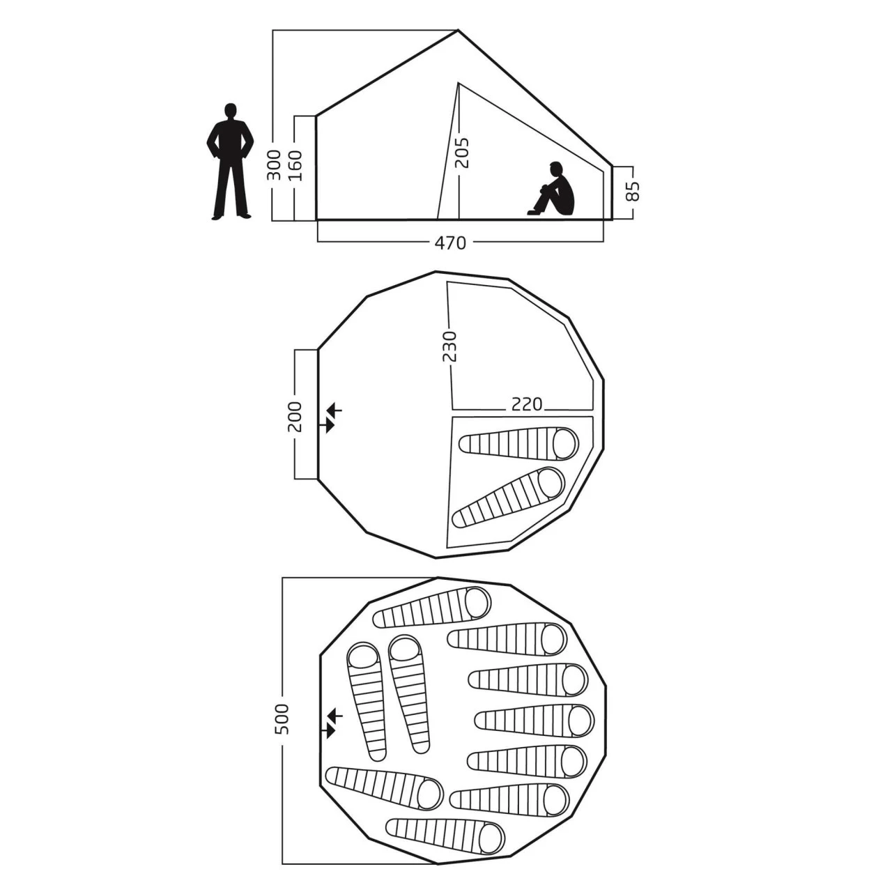 Nordisk Asgard 19.6 Basic Gruppenzelt 4 Nordisk Asgard 19.6 Basic Gruppenzelt – Bild 2
