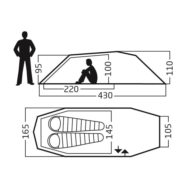 Nordisk Oppland 2 SI Trekkingzelt 4 Nordisk Oppland 2 SI Trekkingzelt – Bild 2