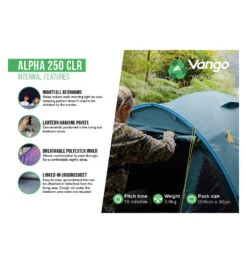 Vango Alpha 250 CLR Campingzelt -Camping-ausrüstung Verkaufsgeschäft 8057198 1280x1280