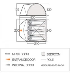 Vango Alpha 400 CLR Campingzelt -Camping-ausrüstung Verkaufsgeschäft 8057210 1280x1280