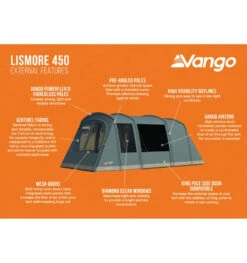 Vango Lismore 450 Package Familienzelt -Camping-ausrüstung Verkaufsgeschäft 8057434 1280x1280